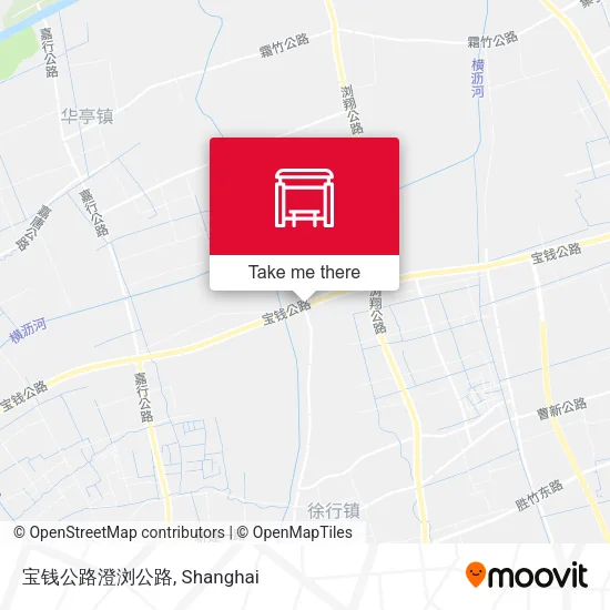宝钱公路澄浏公路 map
