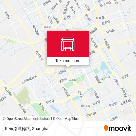 胜辛路洪德路 map