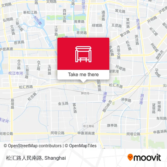 松汇路人民南路 map