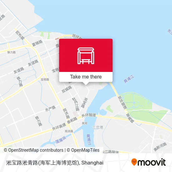 淞宝路淞青路(海军上海博览馆) map