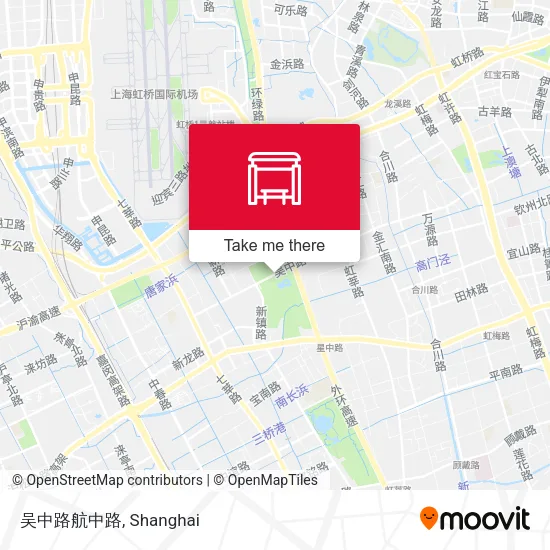 吴中路航中路 map