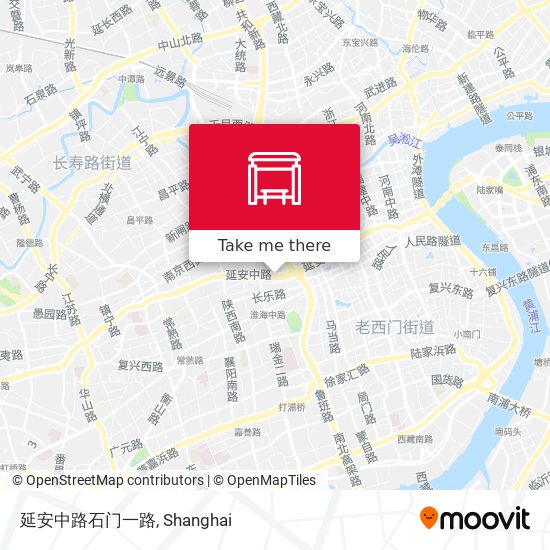 延安中路石门一路 map