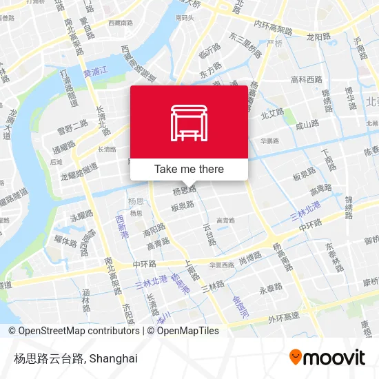 杨思路云台路 map
