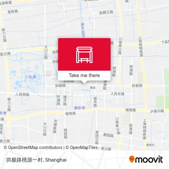 拱极路桃源一村 map