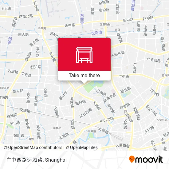 广中西路运城路 map