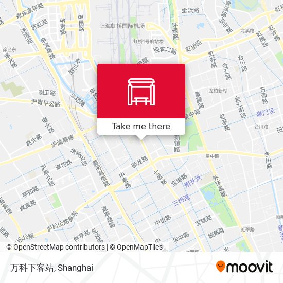 万科下客站 map
