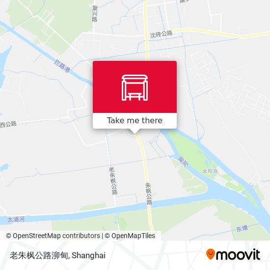 老朱枫公路泖甸 map