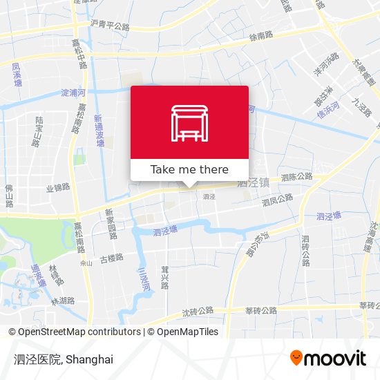 泗泾医院 map