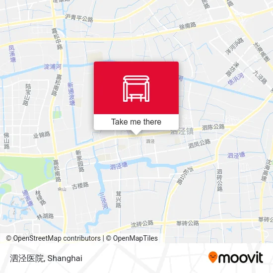 泗泾医院 map
