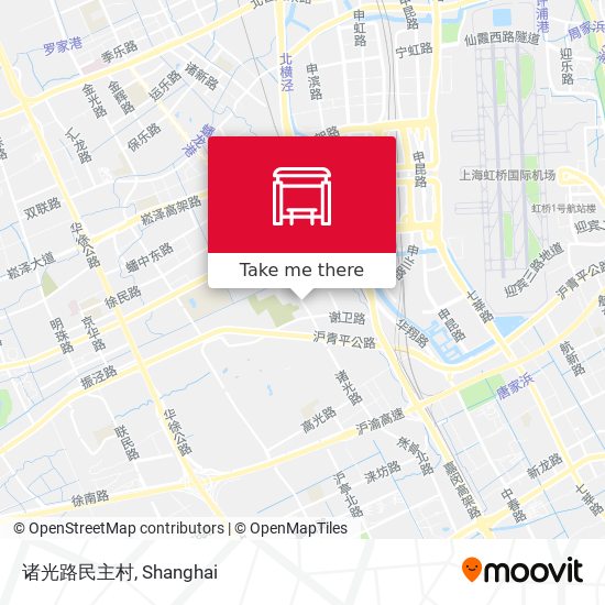 诸光路民主村 map