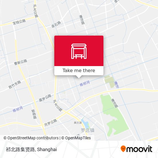 祁北路集贤路 map