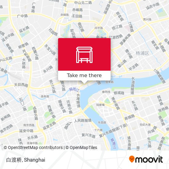 白渡桥 map
