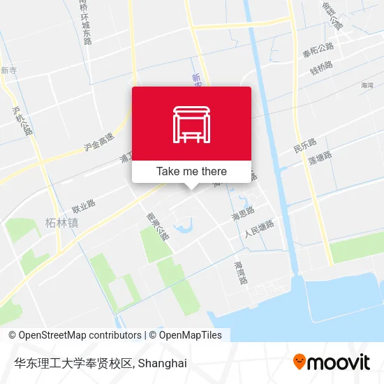 华东理工大学奉贤校区 map