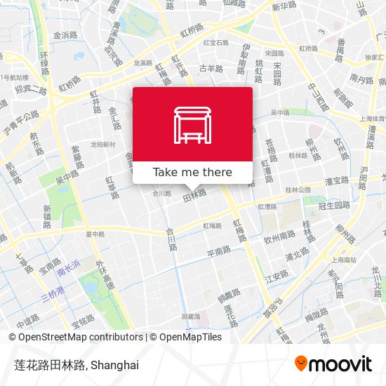 莲花路田林路 map