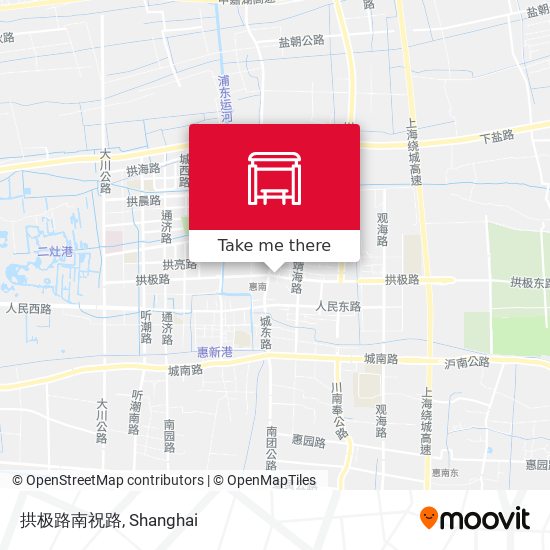 拱极路南祝路 map