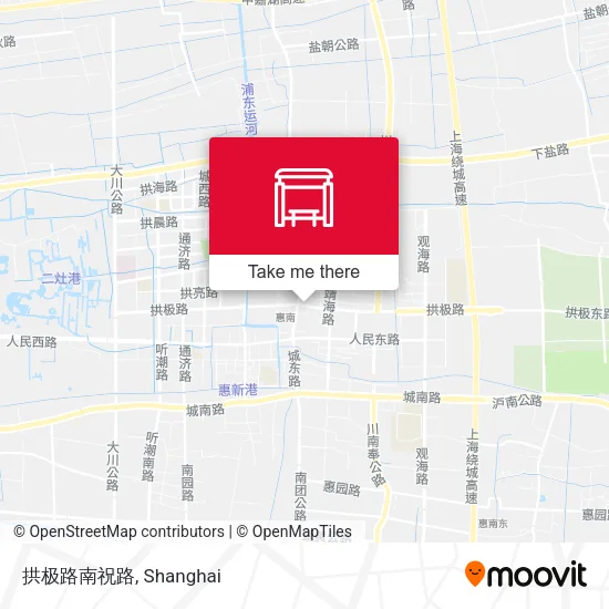 拱极路南祝路 map