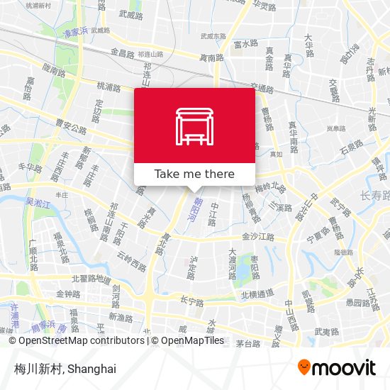 梅川新村 map