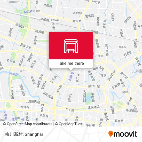 梅川新村 map