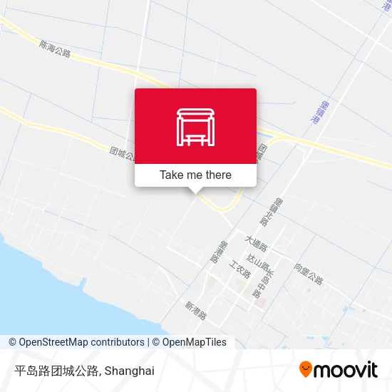 平岛路团城公路 map