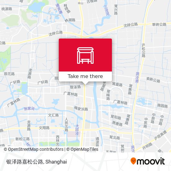 银泽路嘉松公路 map