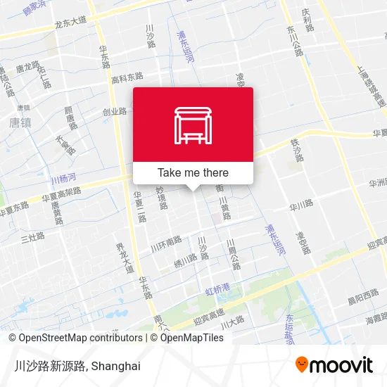 川沙路新源路 map