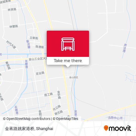 金蒋路姚家港桥 map