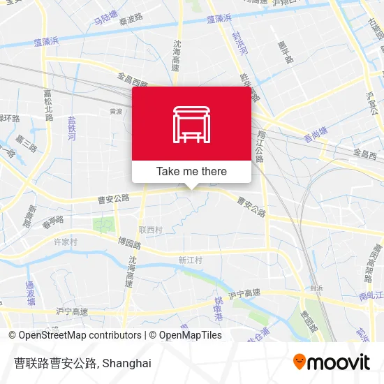 曹联路曹安公路 map