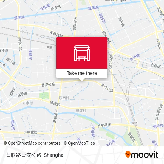 曹联路曹安公路 map