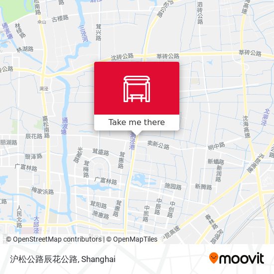 沪松公路辰花公路 map