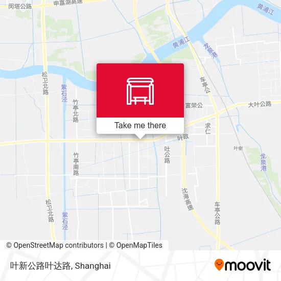叶新公路叶达路 map