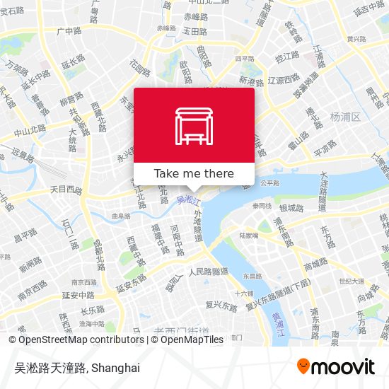 吴淞路天潼路 map