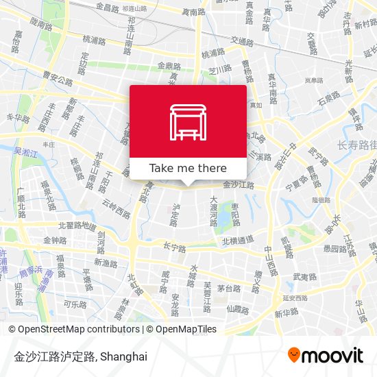 金沙江路泸定路 map