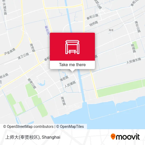 上师大(奉贤校区) map