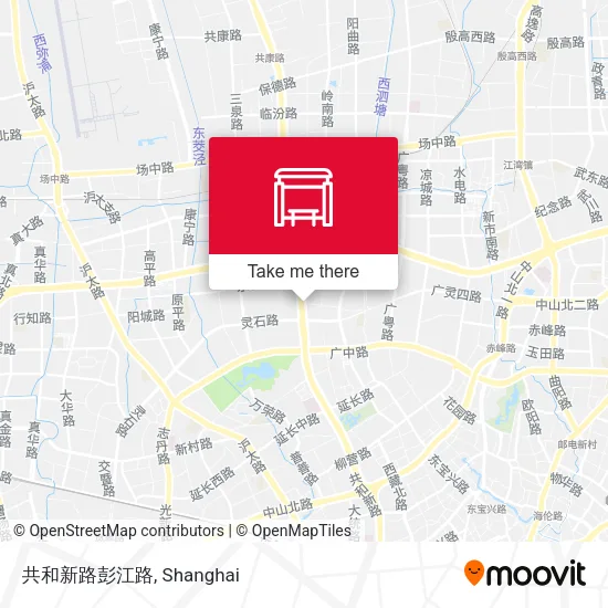 共和新路彭江路 map