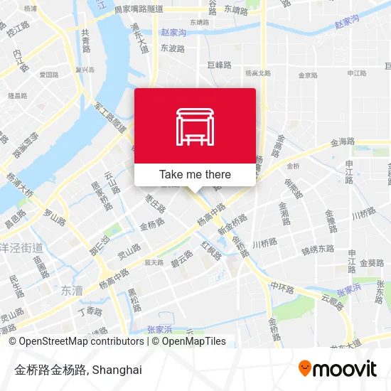 金桥路金杨路 map