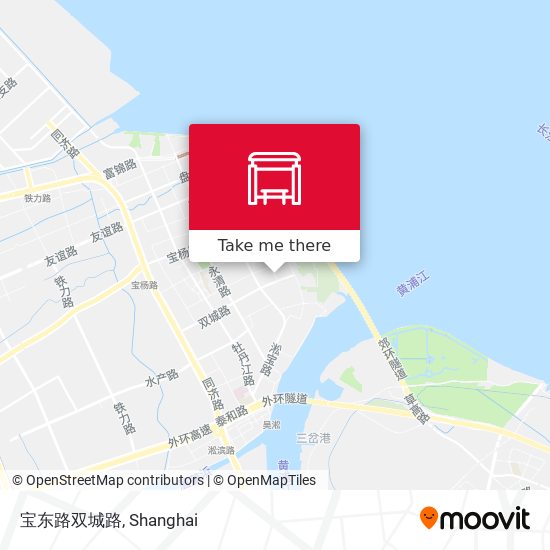 宝东路双城路 map