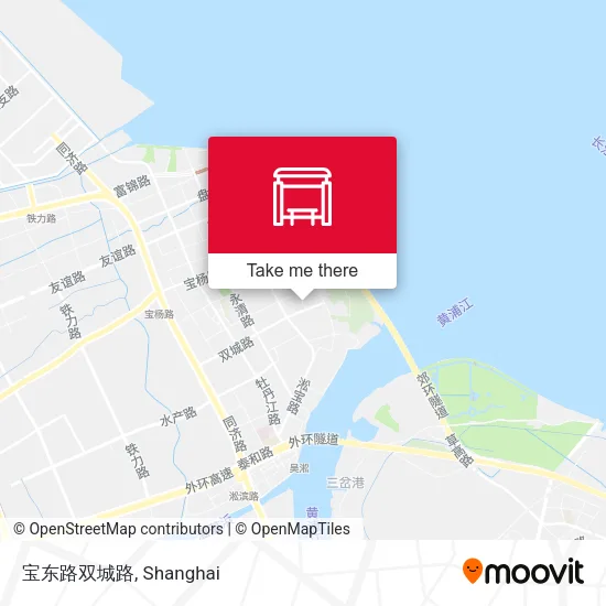 宝东路双城路 map