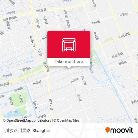川沙路川展路 map