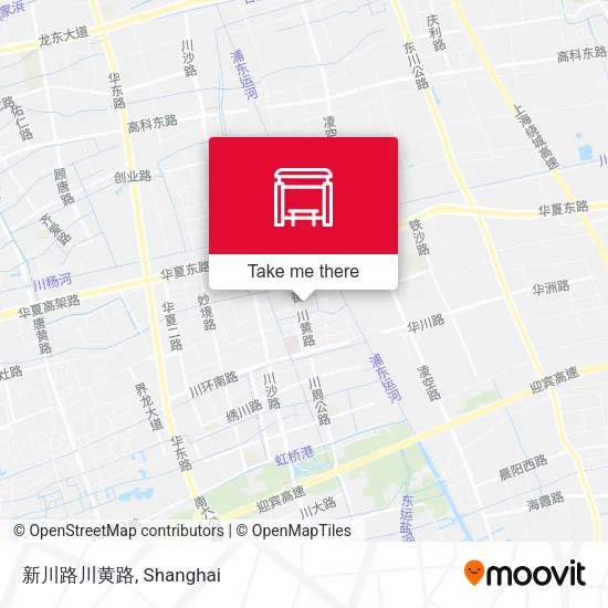 新川路川黄路 map