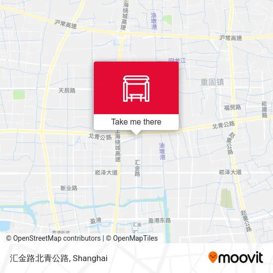 汇金路北青公路 map
