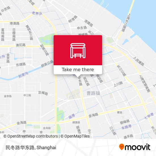 民冬路华东路 map