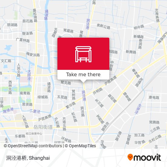 洞泾港桥 map