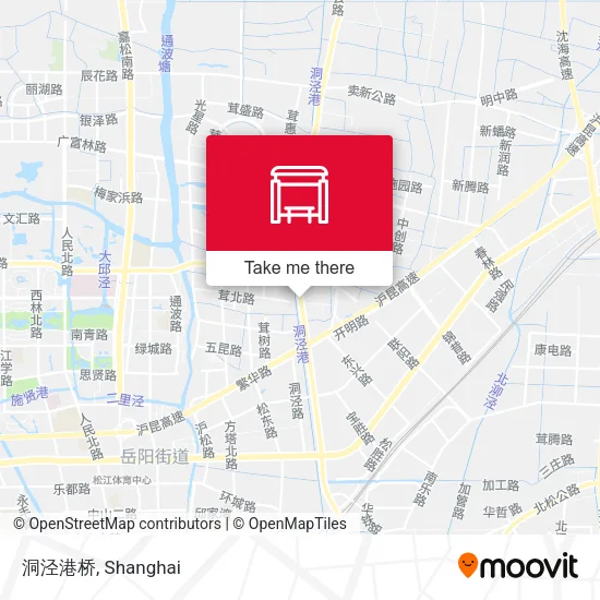 洞泾港桥 map