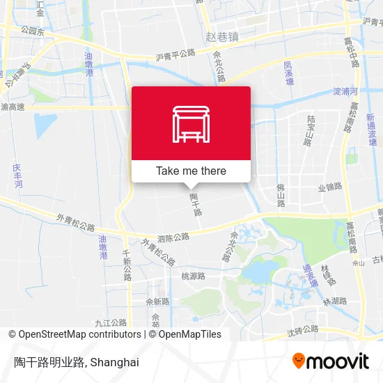 陶干路明业路 map