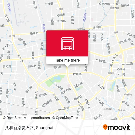 共和新路灵石路 map