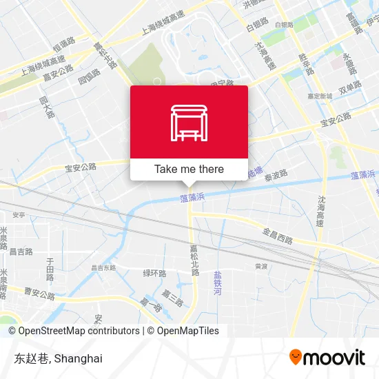 东赵巷 map