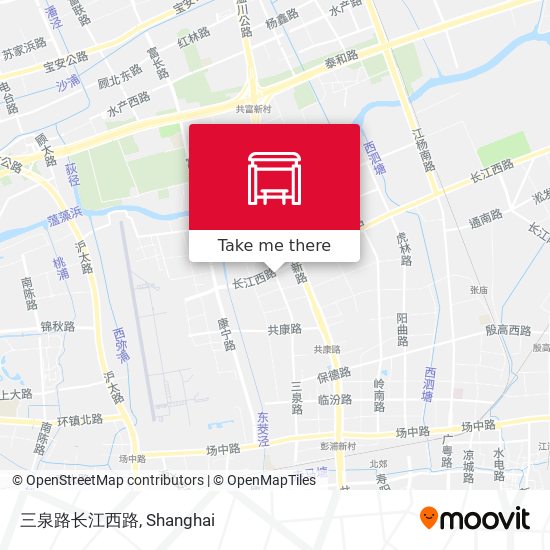 三泉路长江西路 map