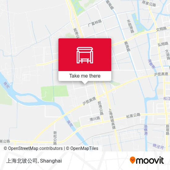 上海北玻公司 map
