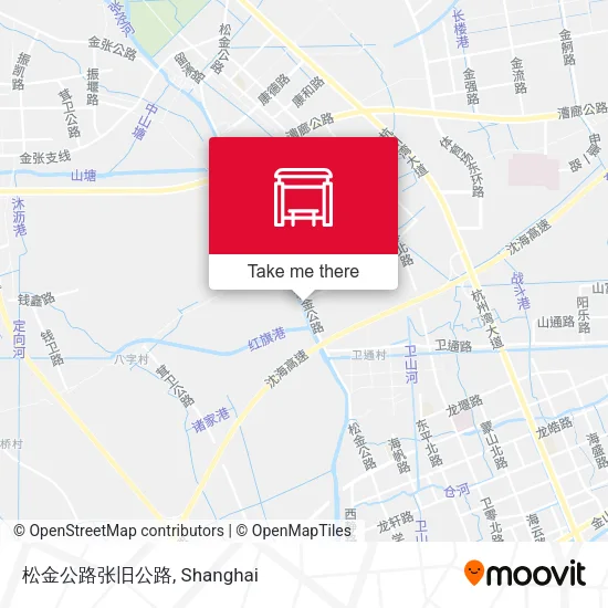 松金公路张旧公路 map