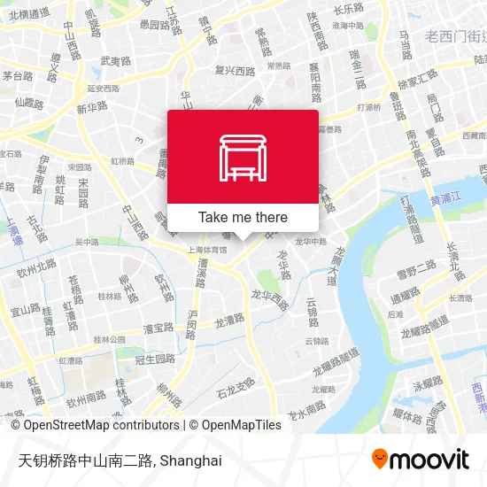 天钥桥路中山南二路 map